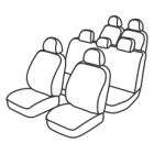 NISSAN X-TRAIL (T33) (De 09/2022 à ...) 2 Housses pour sièges avant + Housses pour banquette arrière + 2 sièges du 2ème rang arrières