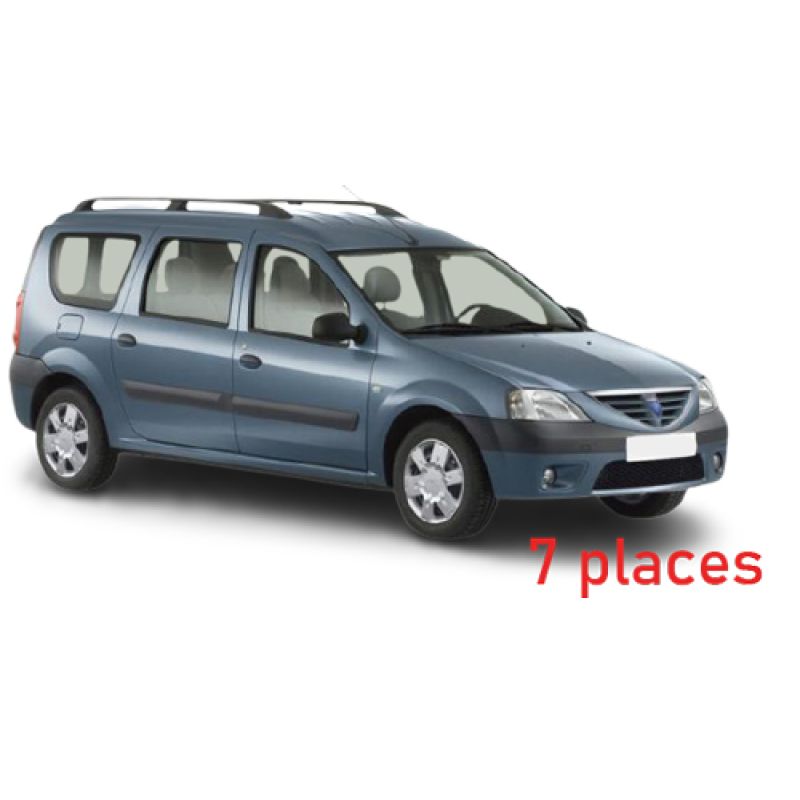 Housses de siège auto sur mesure DACIA LOGAN MCV 1 (Break) (De 01/2006 à 08/2013) - 7 places