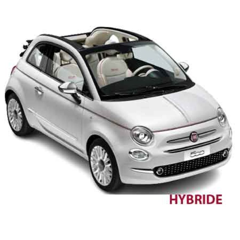 Housse de siège auto Fiat 500 électrique sur mesure