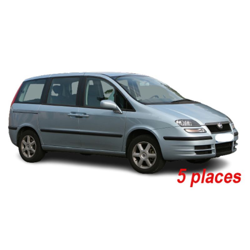 Housses de siège auto sur mesure FIAT ULYSSE (2) - 5 Places (De 08/2002 à ...)