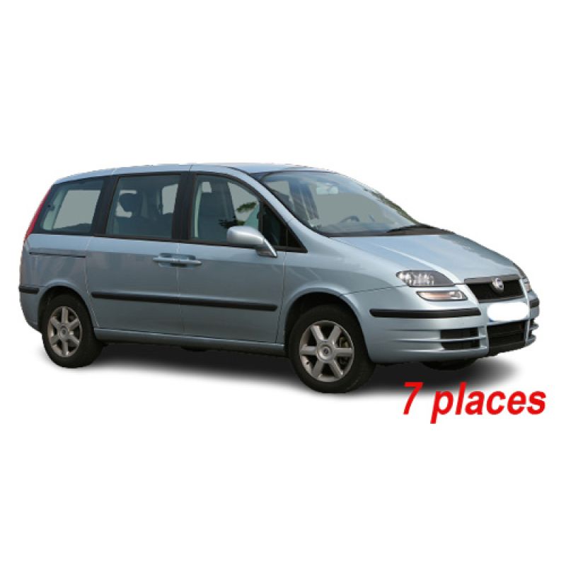 Housses de siège auto sur mesure FIAT ULYSSE (2) - 7 Places (De 08/2002 à ...)
