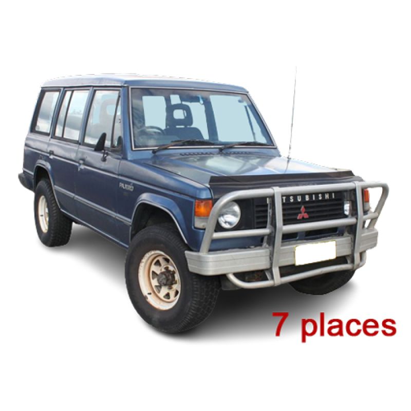 Housses de siège auto sur mesure MITSUBISHI PAJERO 1 Long 5 portes - 7 places (De 01/1981 à 12/1990)