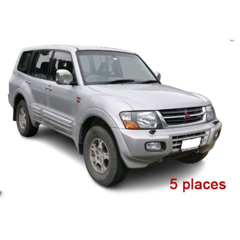 Housses de siège auto sur mesure MITSUBISHI PAJERO 3 Long 5 portes - 5 places (De 01/2000 à 12/2006)