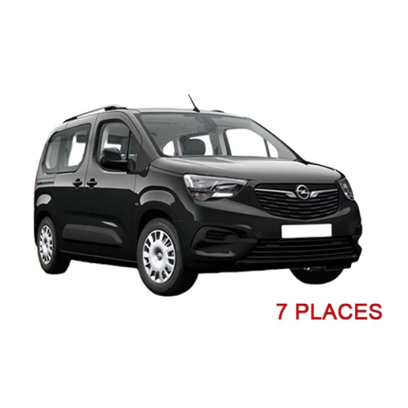 Housses de siège auto sur mesure OPEL COMBO LIFE court (E) - 7 places (De 09/2018 à ...)