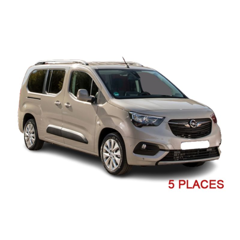 Housses de siège auto sur mesure OPEL COMBO LIFE long (E) - 5 places (De 09/2018 à ...)