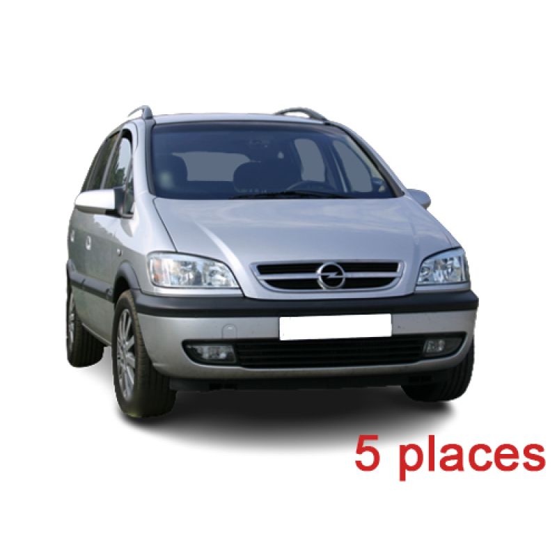 Housses de siège auto sur mesure OPEL ZAFIRA A phase2 - 5 places (De 01/2004 à 08/2005)