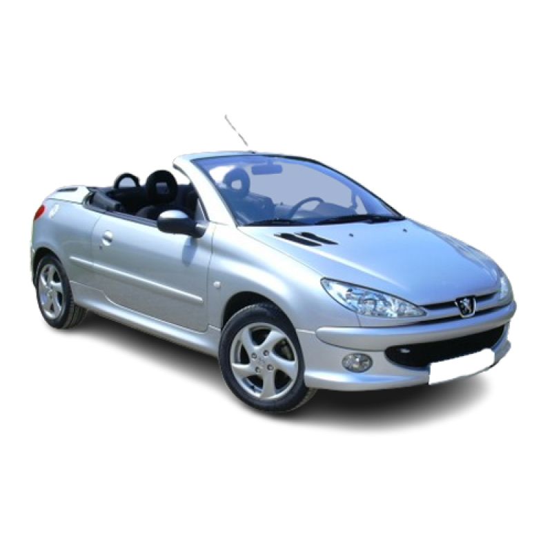 Housses de siège auto sur mesure PEUGEOT 206 CC (De 01/2000 à 12/2007)