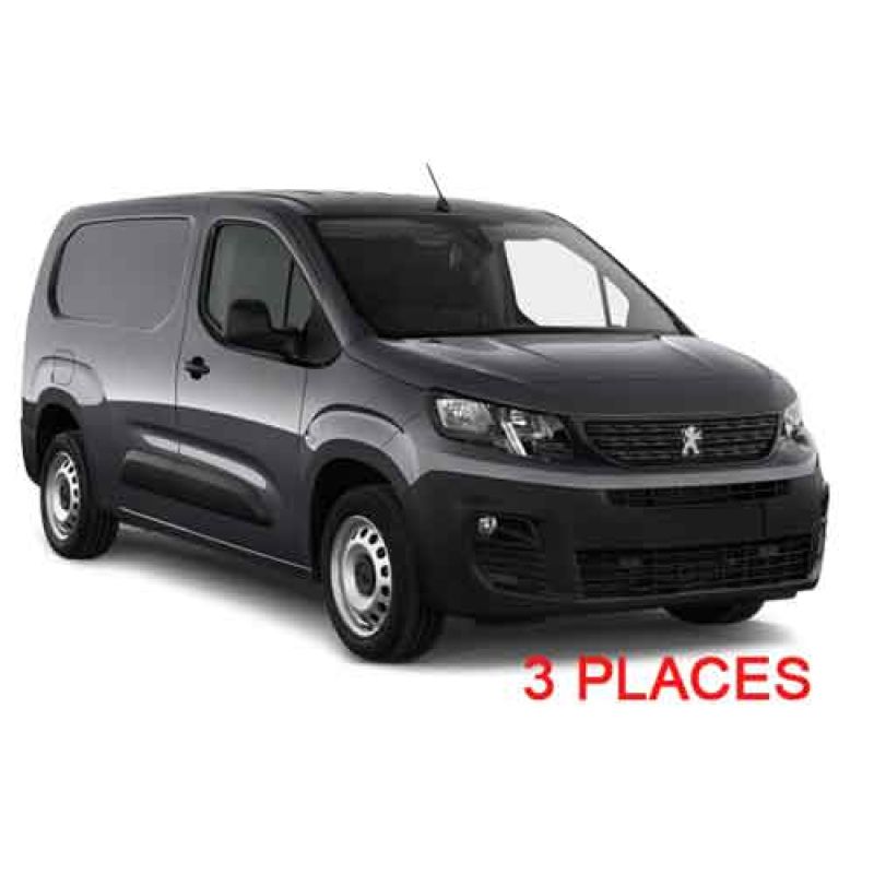 Housses de siège auto sur mesure PEUGEOT PARTNER III long - 3 places (De 11/2018 à ...)