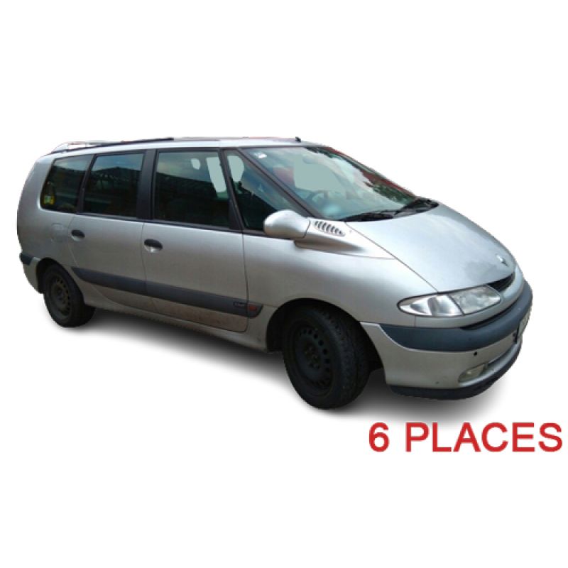 Housses de siège auto sur mesure RENAULT ESPACE 3 Long - 6 places (De 01/1998 à 08/2002)