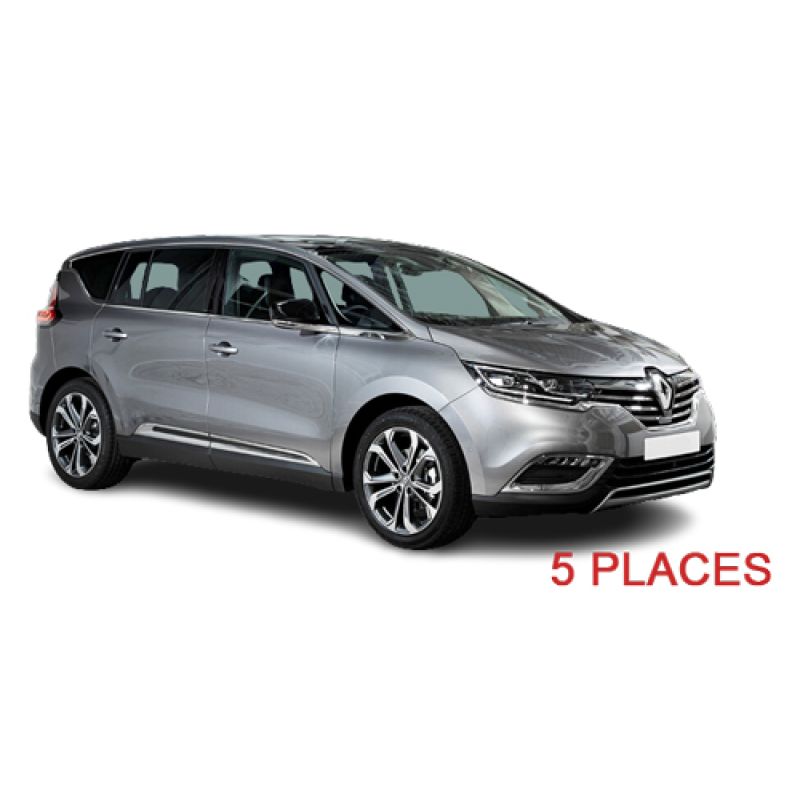 Housses de siège auto sur mesure RENAULT ESPACE 5 - 5 places (De 05/2015 à 03/2023)