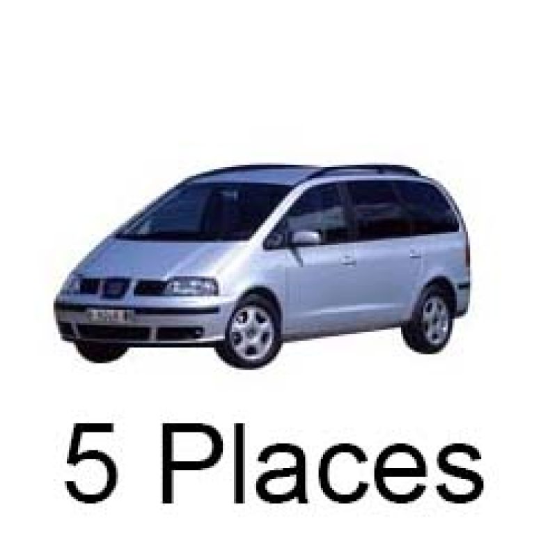 Housses de protection carrosserie auto SEAT ALHAMBRA 1 - 5 places (De 08/1993 à 08/2010)